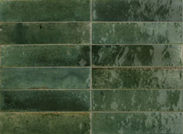Wandtegel Piet Boon glaze tile green 6x24 - Thuis in Tegels