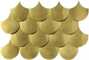 Mozaïek tegels Dune Materia Gold mat/glans 20x30cm - Thuis in Tegels