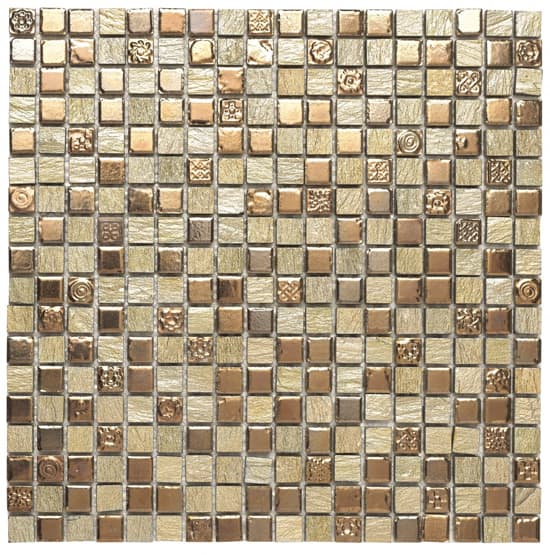 Mozaïek tegels Dune Ceramic Beige mat/glans 30x30cm - in Tegels